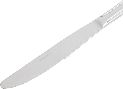 Amazon Basics Silverware Set, Stainless Steel Flatware, Dishwasher Safe - Image 4