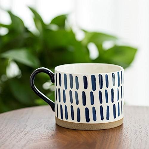 Koja Colorful Hand Painted Ceramic Mugs, 16 oz, Dishwasher Safe | Also - Image 5