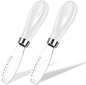 2 Pack Stainless Steel Butter Spreader Knife by AISBUGUR