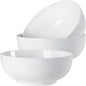 60 oz Large Soup Bowl, Pho Bowls, 8-Inch Off-White Porcelain Bowls Set of 3, Perfect for Hearty Meals and Serving
