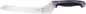 Mercer Culinary Millennia Colors Bread Knife, 9-Inch Offset Wavy Edge, Purple