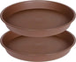 2 Pack of 16 17 inch Plant Saucer, 2.3" Depth, Plant Trays by Bleuhome
