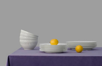 kanthea Bone China Dinner Plates, 10.5'' Ceramic Plates - Image 8