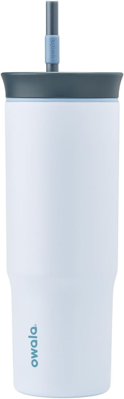 Owala Tumbler Stainless Steel Water Bottle 24 oz The Great Blue | 2-in-1 by Unknown