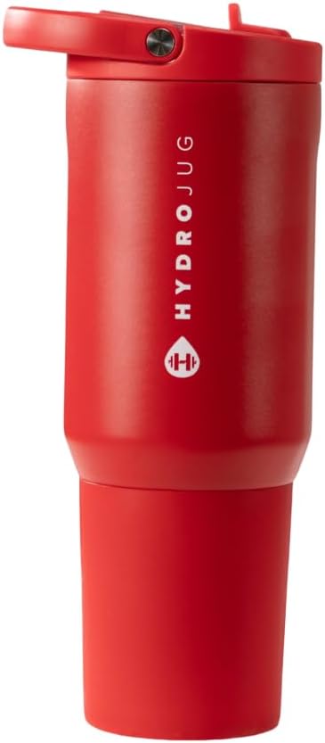 HydroJug Sport 20 oz Insulated Stainless Steel Water Bottle, Alumni Red by Hydrojug