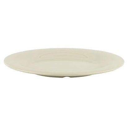 G.E.T. 9" Heavy-Duty Wide Rim Melamine Dessert Plate (Set of 4)
