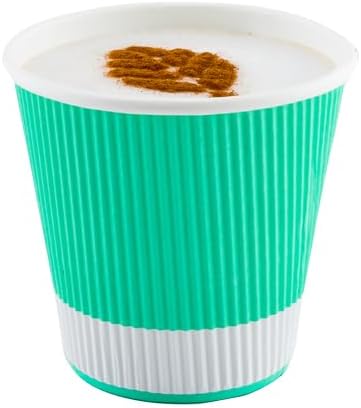 Restaurantware 8 Ounce Double Wall Disposable Coffee Cups, 500 Insulated Light - Image 6