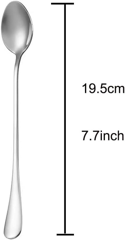 Demitasse Espresso Spoons, Coffee Spoon, 7.7Inches Stainless Steel Spoons - Image 2