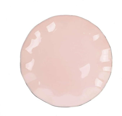Efavormart 10 Pack | Blush/Rose Gold 6" Round Plastic Dessert Salad Plates - Image 7