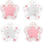 Sakura Coasters Set of 4 Kawaii Cup Mat Anti-Skid Pot Bowl Pad Placemats PVC by WELOCMETOBINOSTER