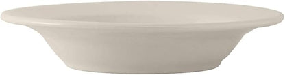 Tuxton China TRE-027 Soup Bowl, 12-1/2 oz., 9" dia., round, microwave & dishwasher safe, oven proof, fully vitrified, ceramic, Reno/Nevada, American White/Eggshell, Case of 24