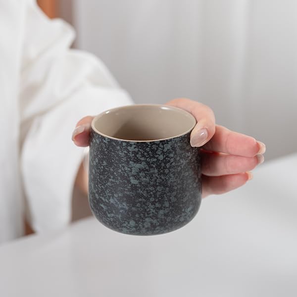 TEANAGOO Japanese Tea Cups Set of 4pcs, 6.9oz/205ml Elegant Ceramic Matcha Cups - Image 4