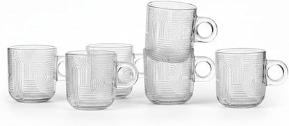 Vintage Ribbed Espresso Cups - Image 9