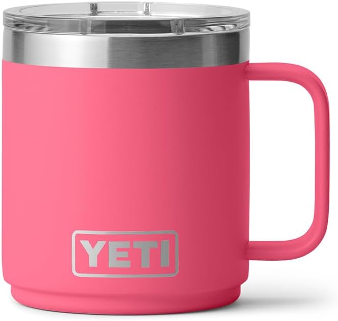 YETI Rambler 10 oz Ceramic Lined Stackable Mug, Vacuum Insulated, Stainless - Image 3