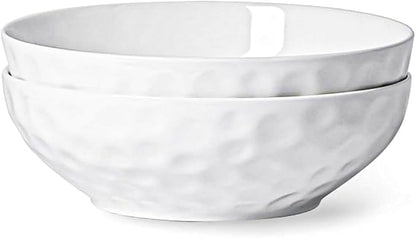HOMBENE Large Pasta Bowls Set of 2, 10 Inch Pasta Serving Bowl Dinner Bowls by HOMBENE