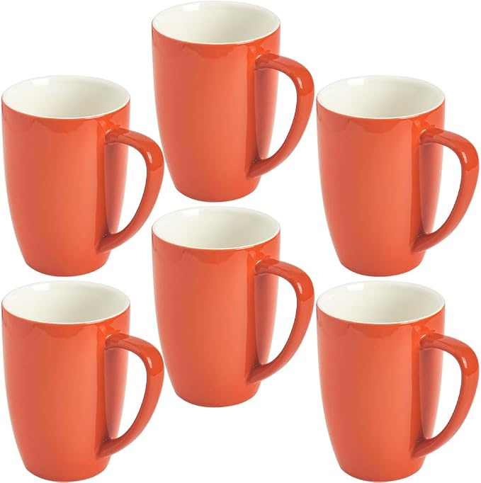 homEdge Porcelain Mug Set, 16 Ounces Cup by homEdge