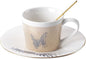 Mirror Cups and Saucers for Women Wedding Party Afternoon Tea by Baroflone