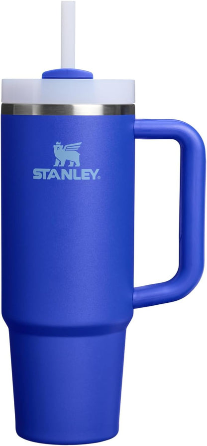 STANLEY Quencher H2.0 Flow State Tumbler, 30 oz, Cobalt | Handle and Straw | by Unknown
