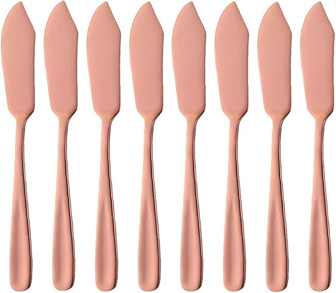 Buyer Star Cheese Butter Knife, Stainless Steel 18/10 6" Mini Desert Knives by BuyerStar