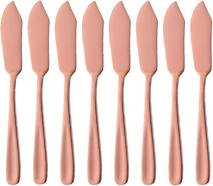 Buyer Star Cheese Butter Knife, Stainless Steel 18/10 6" Mini Desert Knives by BuyerStar