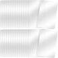 Tecmisse 30 PCS Plastic Placemat Heat Resistant Washable Table Mats, Clear Placemats for Table, Dining, Kitchen, Crafting and Shelf Liner, 17 x 11 Inch