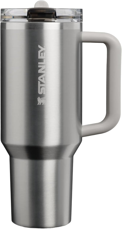 STANLEY Quencher ProTour Flipstraw Tumbler, 40 oz, Stainless Steel Ash | by Unknown