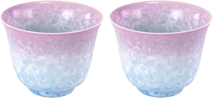 KAMMAK Japanese Tea Cups, 3.4 Oz Small Handmade Ceramic Teacups, Loose Leaf and by KAMMAK