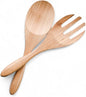 Large Bamboo Salad Server Set, 12-inch Salad Lifters by WoodenBaker