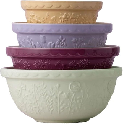Mason Cash In The Meadow 4-Piece Mixing Bowl Set by MasonCash