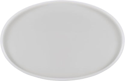 Mikasa Samantha Oval Bone China Lightweight Chip Resisant Serving Tray, 14 Inch, White