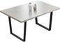 Rectangular Kitchen Dining Table, Space-Saving Rectangular Design, Thickened MDF Sturdy Structure, Suitable for Dining Room Kitchen Restaurant (Table)