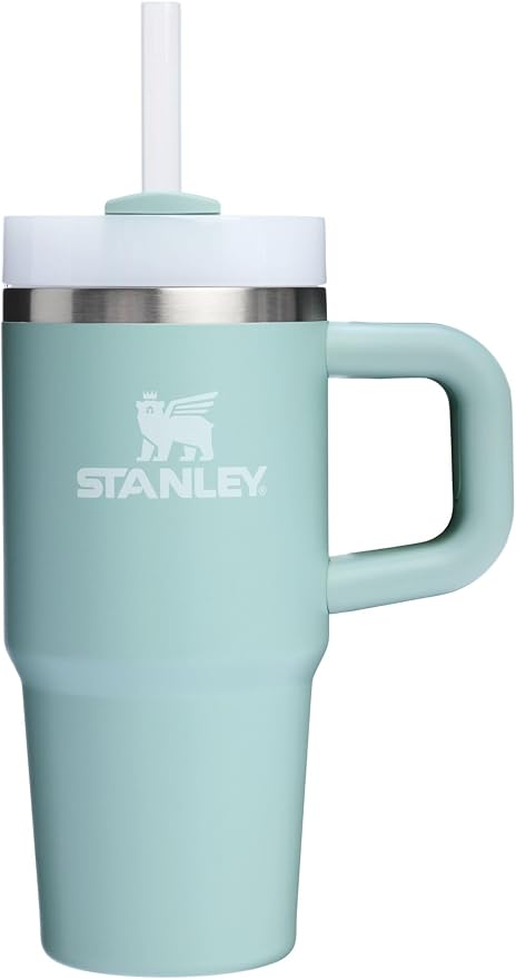 STANLEY Quencher H2.0 Flow State Tumbler, 14 oz, Seafoam | Handle and Straw | by Unknown