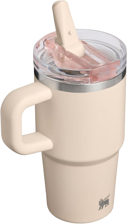 STANLEY Quencher ProTour Flipstraw Tumbler, 20 oz, Champagne | Built-In Straw & - Image 3
