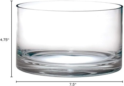 Barski Straight Sided Salad Bowl - Thick Walls - 8" Diameter - Handmade Made in Europe