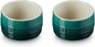 Le Creuset Stoneware Round Ramekin Straight Wall Set of 2, 7 oz. Each, Artichaut