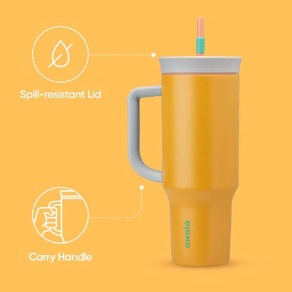 Owala Tumbler Stainless Steel Water Bottle 40 oz Tropical | 2-in-1 Sip-or-Swig - Image 3