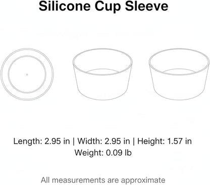 Silicone Grip Sleeve for 16-20oz Handleless Mugs & Tumblers - Image 7