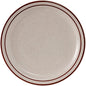 Tuxton China TBS-008 Plate, 9" Diameter, Round, Narrow Rim, Microwave and Dishwasher Safe, Oven Proof, Fully Vitrified, Ceramic, TuxCare, Healthcare, Bahamas, Pack of 24