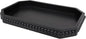 Wood Rustic Serving Tray with Beads, Farmhouse Black Decorative Tray for Table Centerpiece, Christmas Wedding Halloween Home Decor