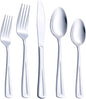 40-Piece Silverware Set for 8, GoGeiLi Stainless Steel Flatware Cutlery Set for 8, include Fork, Knife and Spoon Set, Mirror Finished
