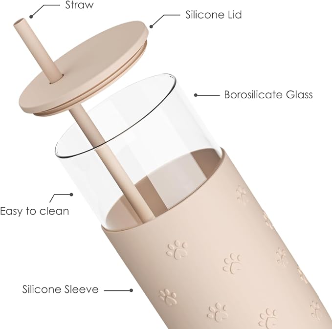SANDJEST Glass Water Bottle - Image 2