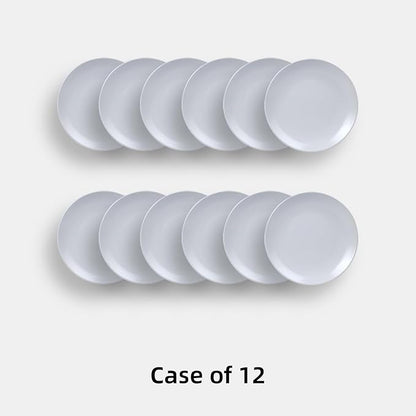 Stoneware Coupe Commercial Grade Dinnerware, Matte White, Plate 12.25", Case of 12