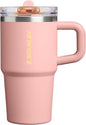 STANLEY Quencher ProTour Flipstraw Tumbler, 20 oz, Peach Rose | Built-In Straw by Unknown