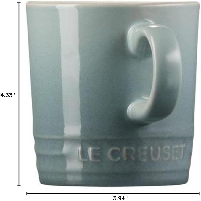 Le Creuset Stoneware Espresso Mug, 3 oz., Sea Salt - Image 7