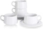 Kanwone Porcelain Stackable Cappuccino Cups by Kanwone