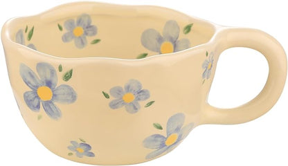 VanEnjoy Ceramic Cup, Cute Coffee Mug, Strawberry Mug, Aesthetic Coffee Mug by VanEnjoy