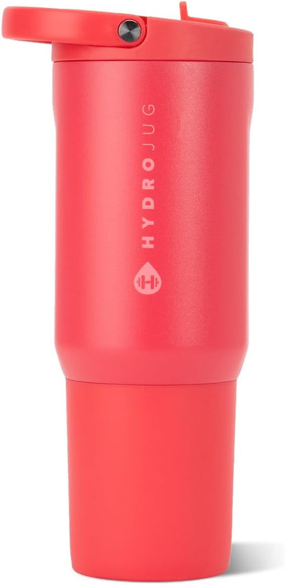 HydroJug Sport 20 oz Insulated Stainless Steel Water Bottle, Fruit Punch by Hydrojug
