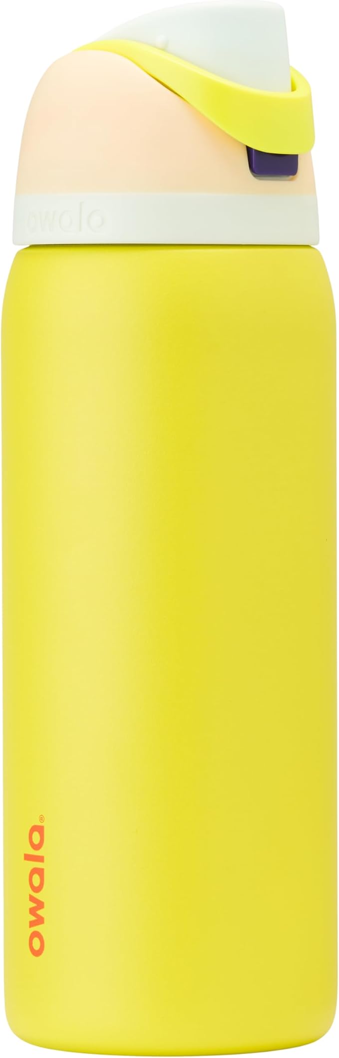 Owala FreeSip Stainless Steel Water Bottle 32 oz Lemon Limeade by Unknown