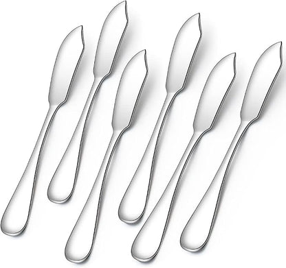 AOOSY Butter Knife, Cute Mini 5.91In Stainless Steel Cheese Knife, Packs of 6 | by AOOSY