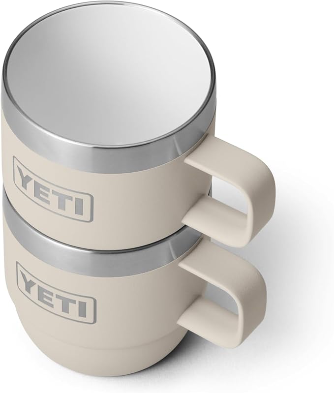 YETI Rambler 6 oz Stackable Mug, Stainless Steel, Vacuum Insulated - Image 7